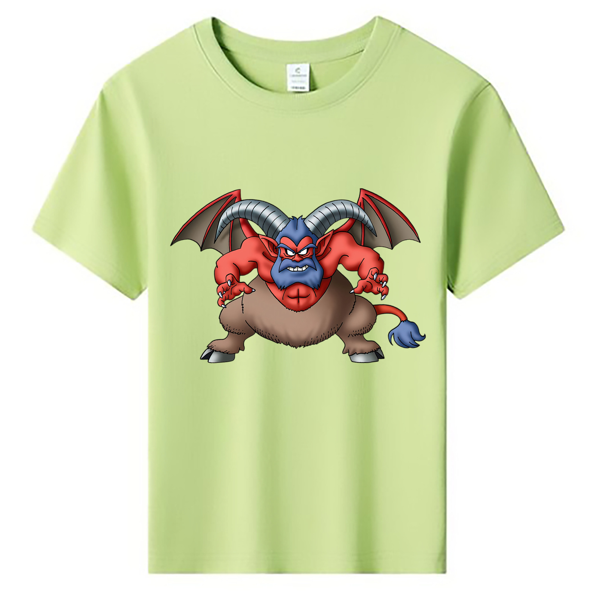 （画像用） ドラゴンクエスト Doragon Kuesuto Dragon Quest 綿100％キッズTシャツ（フロントプリント）